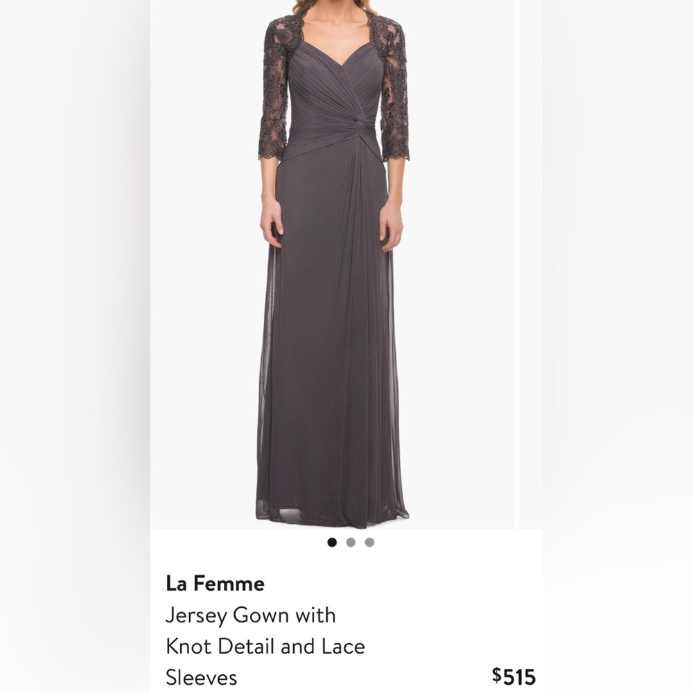 La Femme Charcoal Maxi Skirt